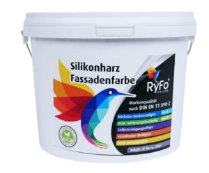 RyFo Colors Silikonharz Fassadenfarbe Test