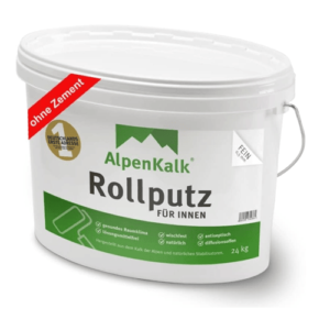 Alpenkalk Rollputz Test