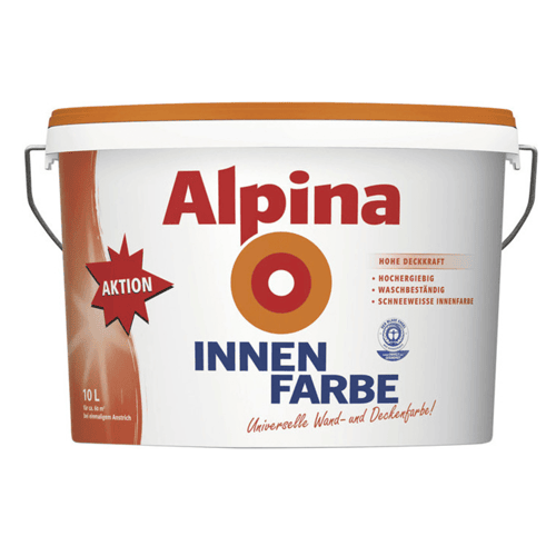 Alpina Innenfarbe Weiß für Wände und Decken