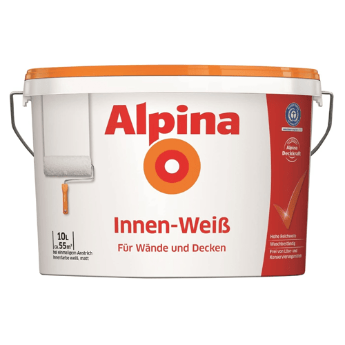 Alpina Farben InnenWeiss 10 L, matt