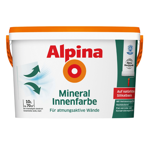 Alpina Farben Mineral-Innenfarbe 10 l weiß