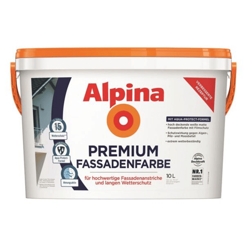 Alpina Farben Premium Fassadenfarbe 10 l